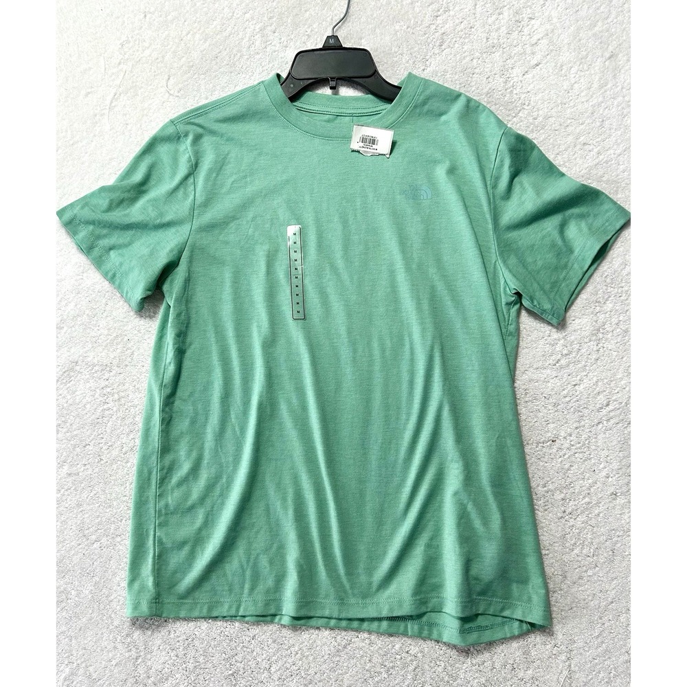 The North Face Women's Tri-Blend Short Sleeve Medium Green Tee (C5)